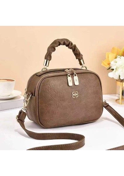 Yeni Basit Casual Moda El Taşınabilir Omuz Crossbody Çanta (Yurt Dışından)