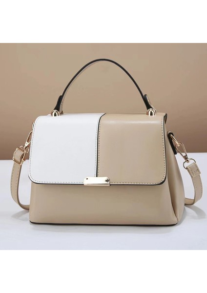 Yeni Dikiş Kontrast Renk Moda Tek Omuz Çapraz Çanta (Yurt Dışından)
