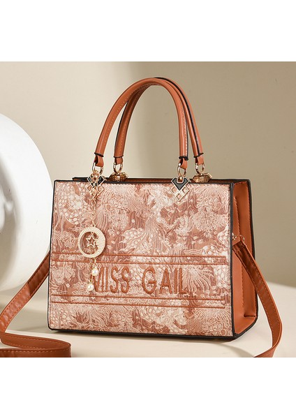 Yeni Büyük Kapasiteli Mektup Nakış Ipliği El Çantası (Yurt Dışından)