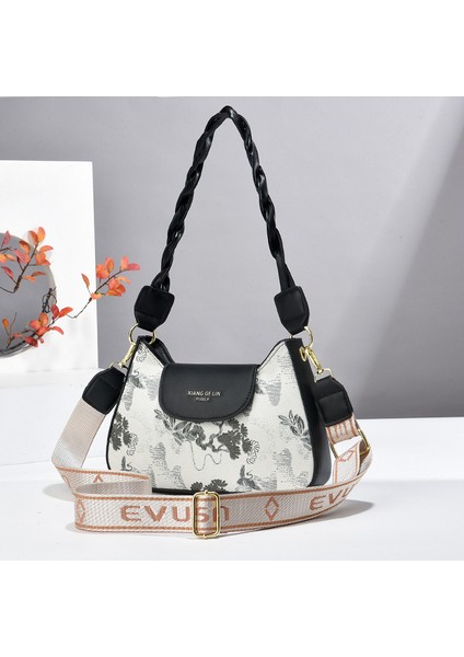 Yeni Taze Nakış Büyük Kapasiteli Omuz Çantası (Yurt Dışından)
