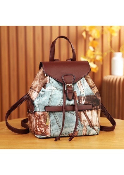 Yeni Trend Moda Büyük Kapasiteli Çok Cepli Sırt Çantası (Yurt Dışından)