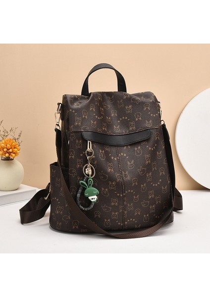 Yeni Moda Popüler Basit Baskılı Sırt Çantası (Yurt Dışından)