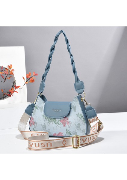 Yeni Taze Nakış Büyük Kapasiteli Omuz Çantası (Yurt Dışından)