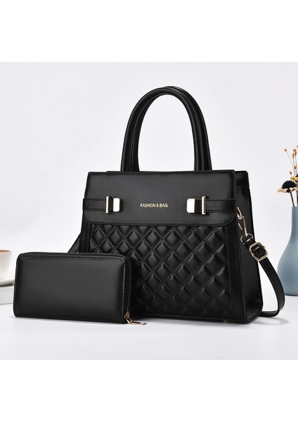 Yeni Moda Asil Crossbody Omuz Çantası Iki Parçalı Seti (Yurt Dışından)