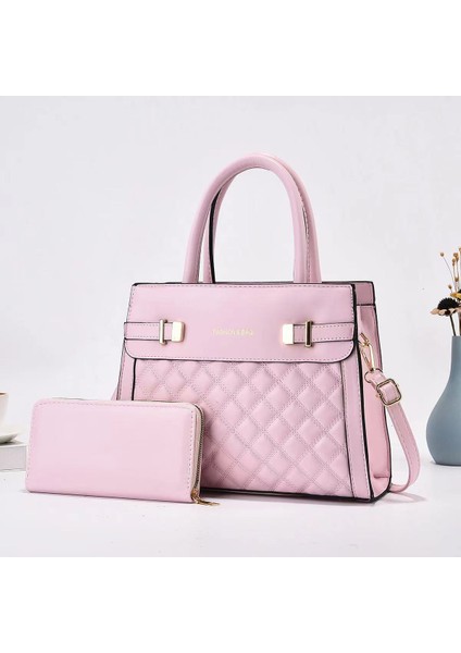 Yeni Moda Asil Crossbody Omuz Çantası Iki Parçalı Seti (Yurt Dışından)