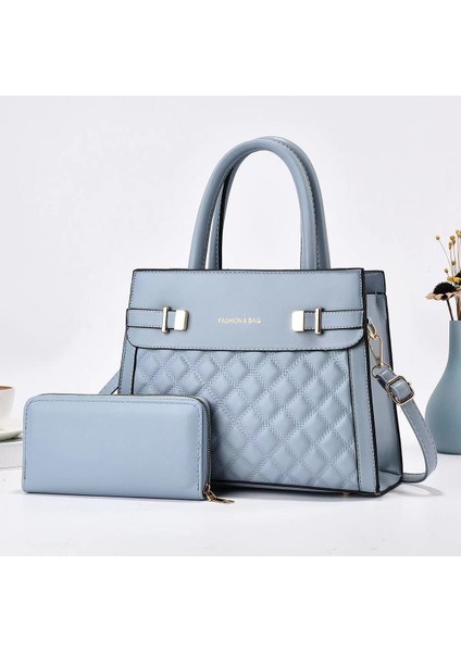 Yeni Moda Asil Crossbody Omuz Çantası Iki Parçalı Seti (Yurt Dışından)