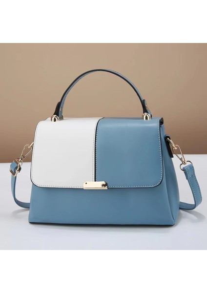 Yeni Dikiş Kontrast Renk Moda Tek Omuz Çapraz Çanta (Yurt Dışından)