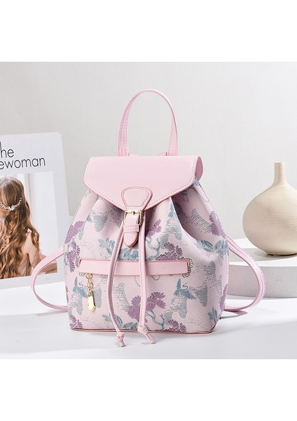 Yeni Basit Büyük Kapasiteli Baskılı Sırt Çantası (Yurt Dışından)