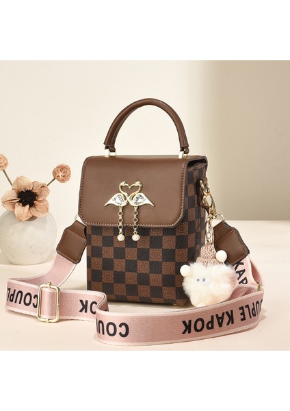 Yeni Baskılı Sevimli Kızlar Küçük Kare Çanta (Yurt Dışından)