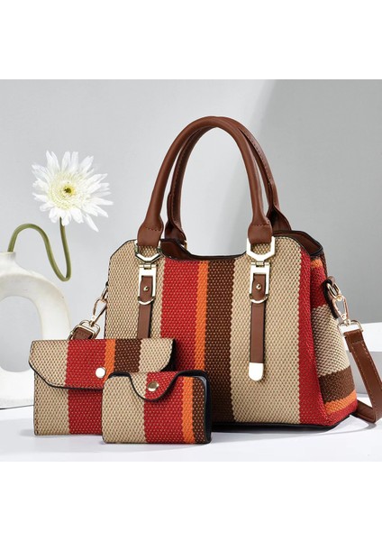 Yeni Moda Dokuma Desen Tek Omuz Crossbody Çanta (Yurt Dışından)