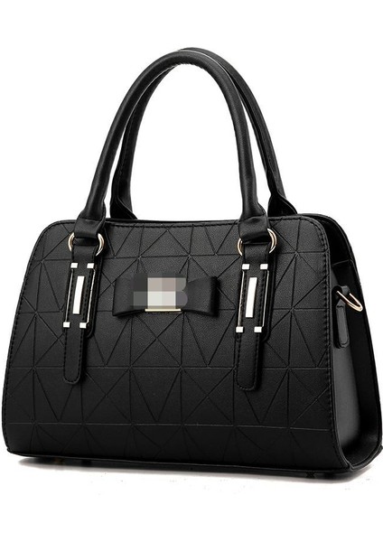 Moda Üçgen Doku Crossbody Omuz Çantası (Yurt Dışından)