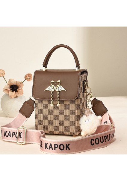 Yeni Baskılı Sevimli Kızlar Küçük Kare Çanta (Yurt Dışından)