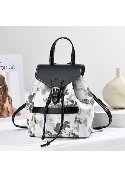 Yeni Basit Büyük Kapasiteli Baskılı Sırt Çantası (Yurt Dışından)