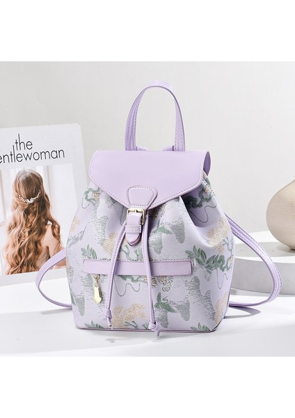 Yeni Basit Büyük Kapasiteli Baskılı Sırt Çantası (Yurt Dışından)