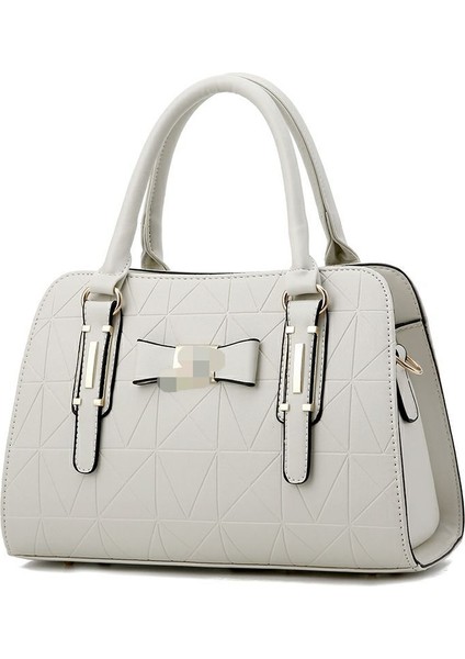 Moda Üçgen Doku Crossbody Omuz Çantası (Yurt Dışından)