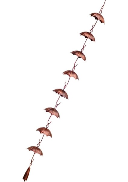 Şemsiye Yağmur Zinciri Süsü Retro 39" Dış Oluk Bahçesi Için Kolye (Yurt Dışından) fırsatları