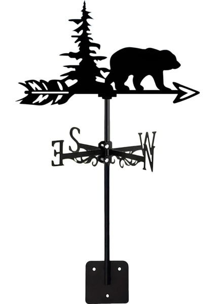 Bear Ü Açı Çatı Metal Gülü (Yurt Dışından)