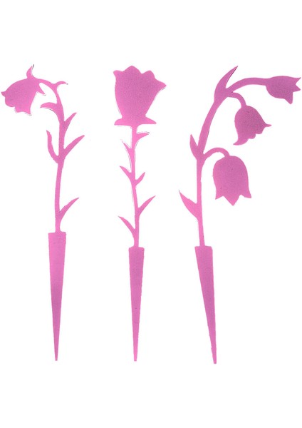 3x Çiçek Kazık Pot Mezar Kırmızı Için (Yurt Dışından) fiyatları