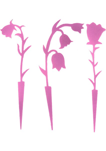 3x Çiçek Kazık Pot Mezar Kırmızı Için (Yurt Dışından) modelleri