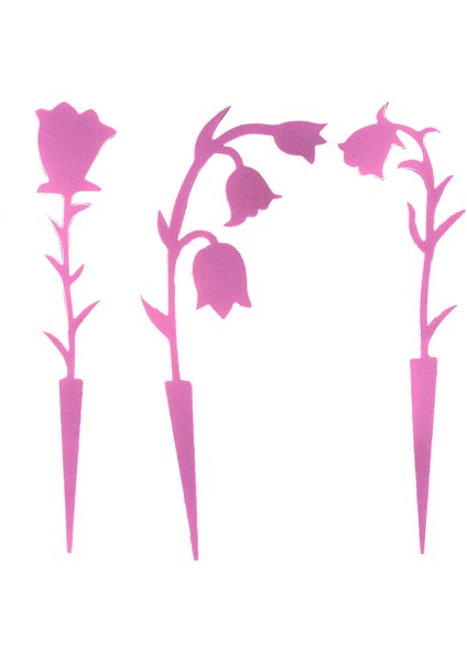 3x Çiçek Kazık Pot Mezar Kırmızı Için (Yurt Dışından) indirimleri