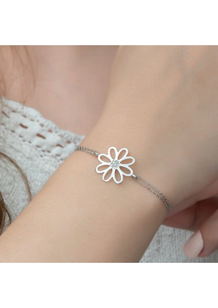 Gümüş Çiçek Bileklik fiyatları