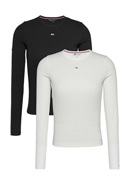 Tjw 2pack Slım Essentıal Rıb Ls