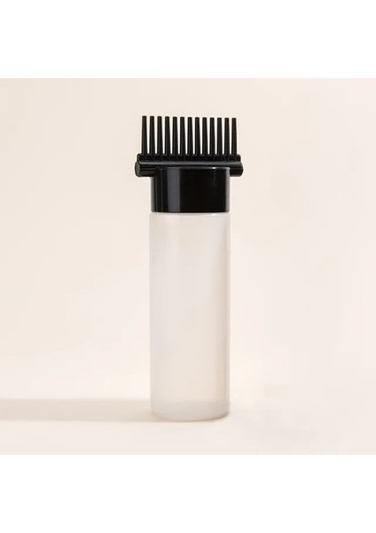 Siyah Doldurulabilir 120 ml Şişe Saç Boyası Şampuanı Plastik Aplikatör Tarak Dağıtım Salon Yağı Saç Boyama Kuaför Şekillendirici Aracı (Yurt Dışından)