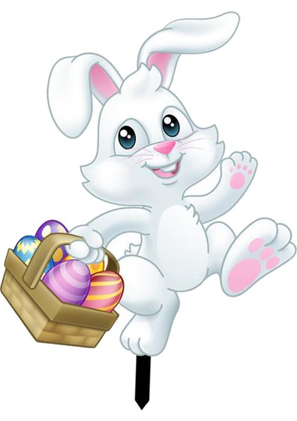 Akrilik Paskalya Kazığı, Tavşan Heykeli Tabelası, (Yurt Dışından) fiyatları