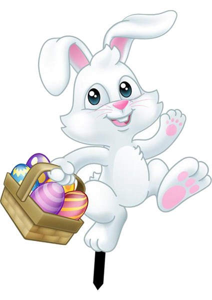 Akrilik Paskalya Kazığı, Tavşan Heykeli Tabelası, (Yurt Dışından) fırsatları