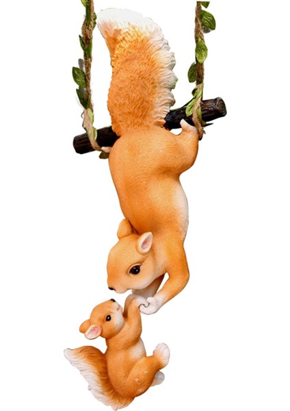 Icı Reçine Sincap Heykelciği Icı Reçine Açık Heykeli Sarı 13CMX8CMX31CM (Yurt Dışından) fiyatları