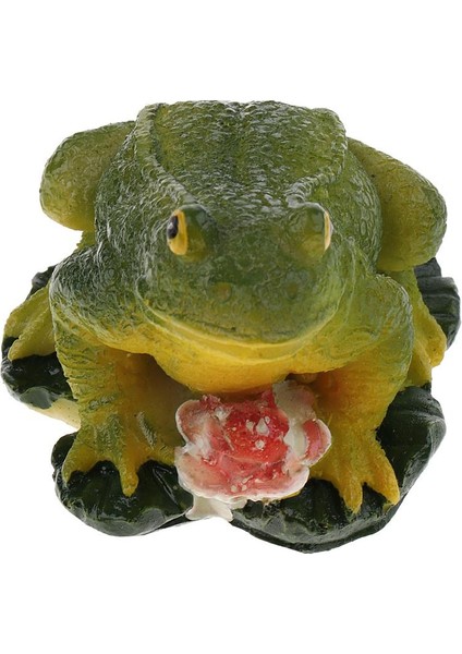 1x En I Reçine Kurbağa Heykeli I Dekorasyon Süsü (Yurt Dışından)