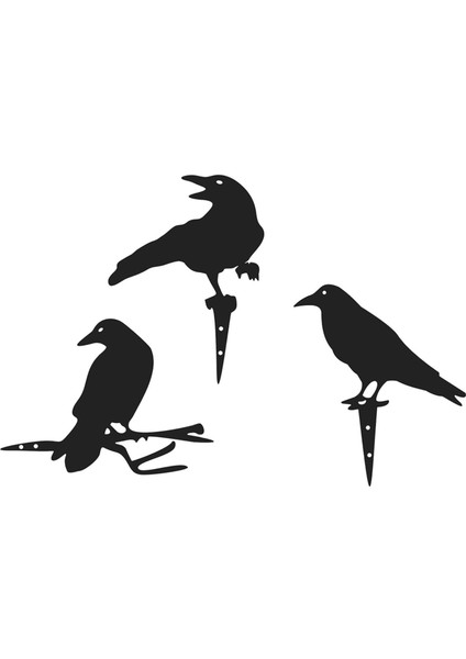 3x Metal I Cadılar I Dekoru Kapı Direği Çiftlik Evi Çiti Için (Yurt Dışından) modelleri