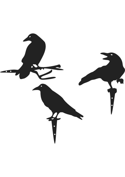 3x Metal I Cadılar I Dekoru Kapı Direği Çiftlik Evi Çiti Için (Yurt Dışından) fırsatları