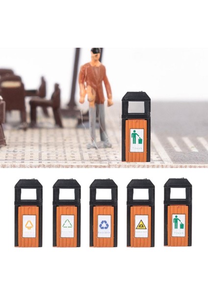 5 Minyatür Mini Simülasyon Mikro Bonsai Yapı 1:100 (Yurt Dışından) modelleri