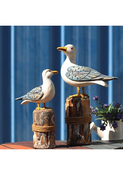 Aile ve Dekorasyon Için 2x Kuş Heykeli Süsü (Yurt Dışından) fiyatları