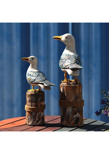 Aile ve Dekorasyon Için 2x Kuş Heykeli Süsü (Yurt Dışından) modelleri