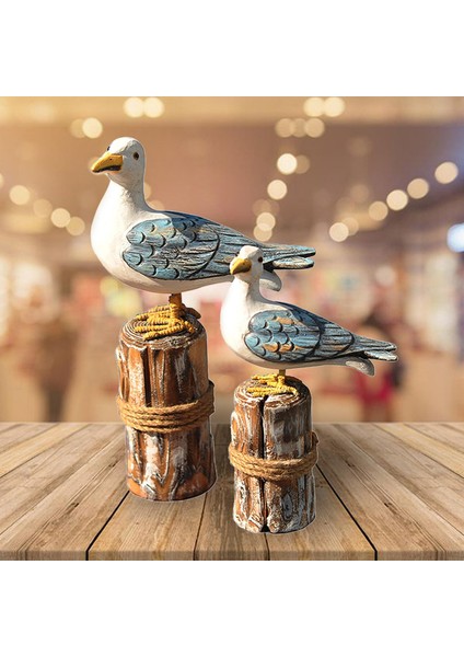 Aile ve Dekorasyon Için 2x Kuş Heykeli Süsü (Yurt Dışından) fırsatları