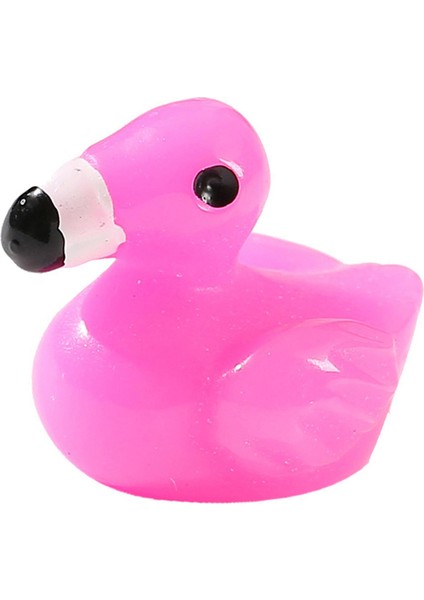 Mini Flamingo Heykelciği Küçük Teraryum Süslemeleri Çim Tankı Için (Yurt Dışından)