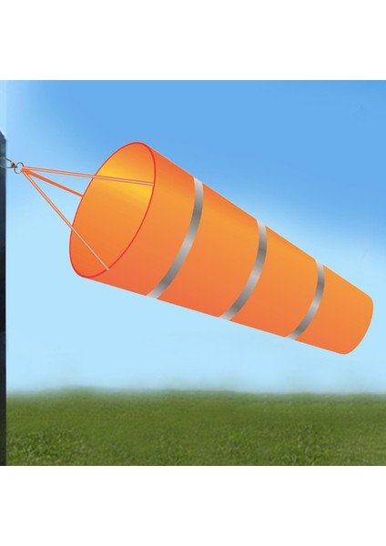 Windsock Ölçümü Yönü Çorap Çantası Turuncu (Yurt Dışından)