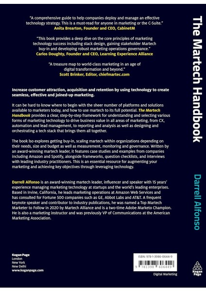 The Martech Handbook: Build A Technology Stack To Attract And Retain Customers fiyatları