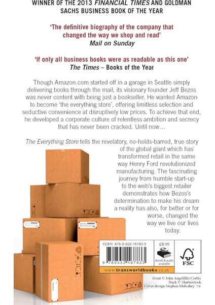 The Everything Store: Jeff Bezos And The Age Of Amazon