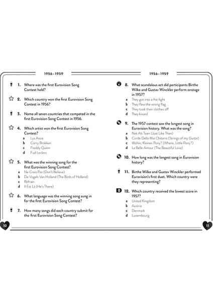 Nul Points - The Unofficial Eurovision Quiz Book: Over 1200 Questions About Everyone's Favourite Son