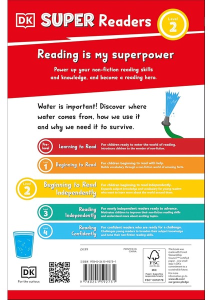 Dk Super Readers Level 2 Water Everywhere fiyatları