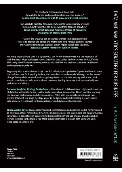 Data And Analytics Strategy For Business: Unlock Data Assets And Increase Innovation With A Results-