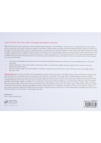 The Nine Old Men: Lessons, Techniques, And Inspiration From Disney's Great Animators fiyatları