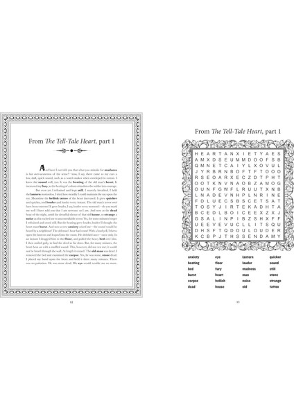 Edgar Allan Poe Word Search modelleri