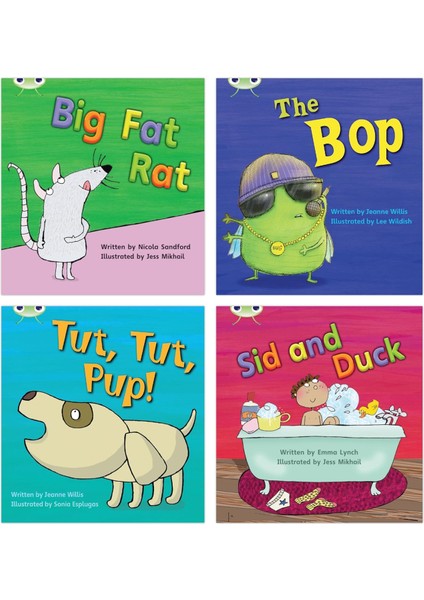 Learn To Read At Home With Bug Club Phonics: Pack 2 (Pack Of 4 Fiction Books)