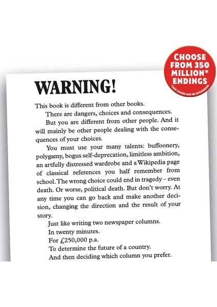 Boris Johnson: The Neverending Tory: The Adventure Where You Take Back Control fiyatları