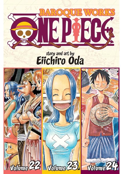 One Piece (3-In-1 Edition), Vol. 8: Includes Vols. 22, 23 & 24: Volume 8