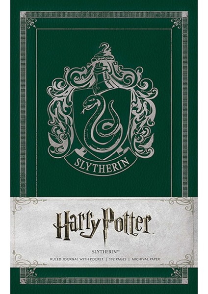 Harry Potter Slytherin Hardcover Ruled Journal